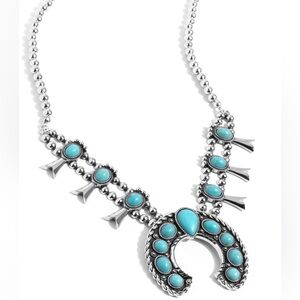 Silver and Turquoise Necklace
